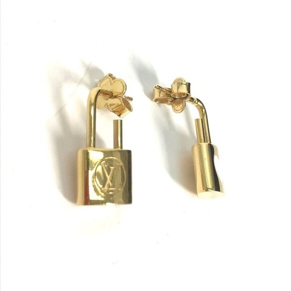 Auth LOUIS VUITTON M01420 Pierce-Kaduna Heart Accessories Pierce - Picture 2 of 6